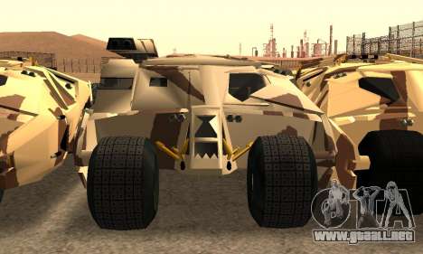 Army Tumbler Gun Tower from TDKR para GTA San Andreas