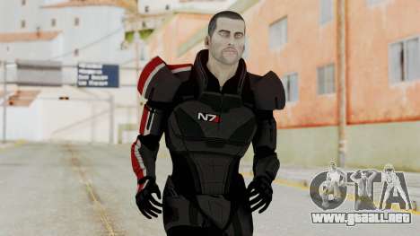 Mass Effect 2 Shepard Default N7 Armor No Helmet para GTA San Andreas