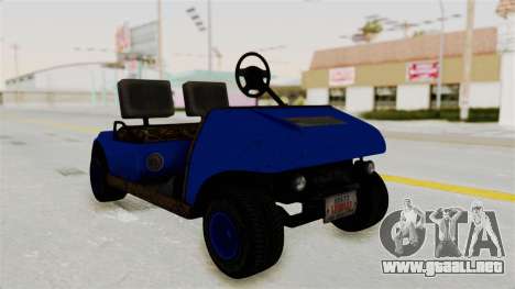 GTA 5 Gambler Caddy Golf Cart IVF para GTA San Andreas