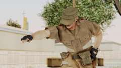 MGSV Phantom Pain CFA Soldier v2 para GTA San Andreas