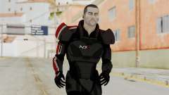 Mass Effect 2 Shepard Default N7 Armor No Helmet para GTA San Andreas