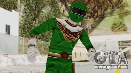 Power Ranger Zeo - Green para GTA San Andreas