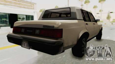 GTA 4.5 Greenwood v.0.9 para GTA San Andreas