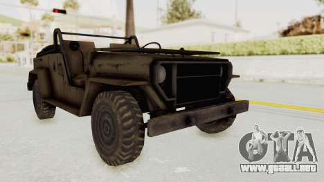 MGSV Jeep No LMG para GTA San Andreas