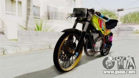 Yamaha RX King 200 CC Killing Ninja para GTA San Andreas