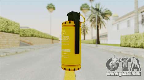 Tear Gas Gold para GTA San Andreas