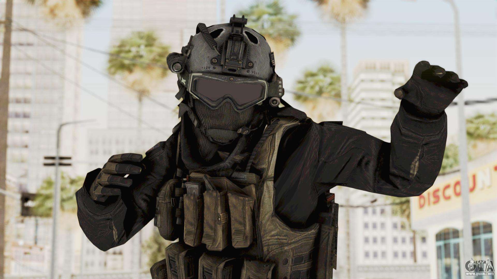 Shadow Company Soldier - Modern Warfare 2 Minecraft Skin