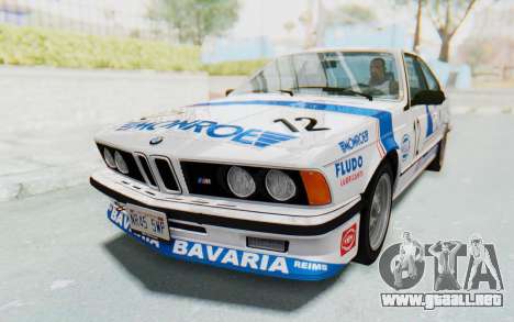 BMW M635 CSi (E24) 1984 IVF PJ3 para GTA San Andreas
