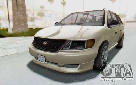 GTA 5 Vapid Minivan IVF para GTA San Andreas