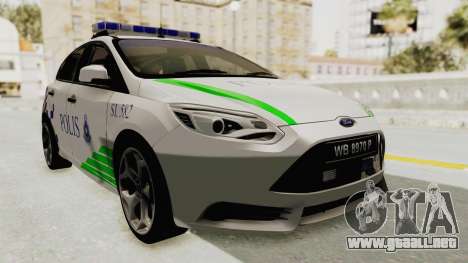 Ford Focus ST 2013 PDRM para GTA San Andreas