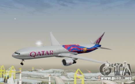 Boeing 777-300ER Qatar Airways v2 para GTA San Andreas