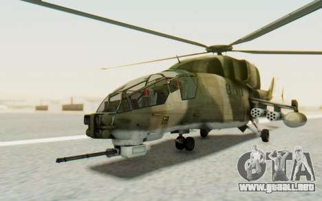 WZ-19 Attack Helicopter Asian para GTA San Andreas