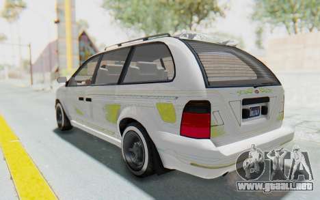 GTA 5 Vapid Minivan Custom without Hydro para GTA San Andreas