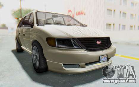 GTA 5 Vapid Minivan IVF para GTA San Andreas