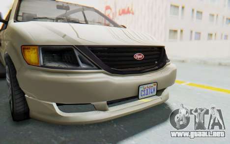 GTA 5 Vapid Minivan IVF para GTA San Andreas