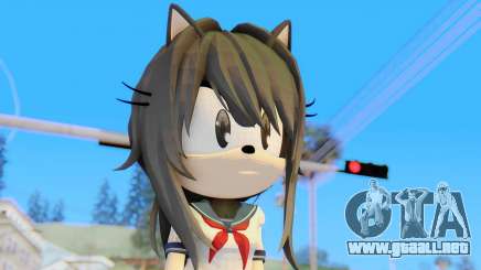 Yandere-Chan The Hedgehog para GTA San Andreas