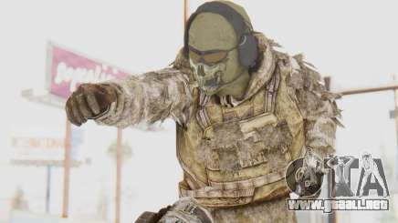 COD MW2 Ghost Sniper Desert Camo para GTA San Andreas