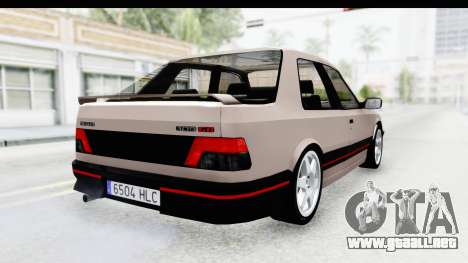 Peugeot 309 GTi para GTA San Andreas