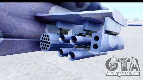 Denel AH-2 Rooivalk Blue para GTA San Andreas