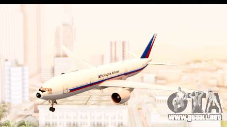 Boeing 777-200LR Philippine Airline Retro Livery para GTA San Andreas
