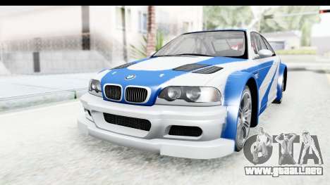 NFS: MW - BMW M3 GTR para GTA San Andreas