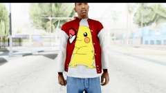 Jacket Pokemon Pokeball para GTA San Andreas