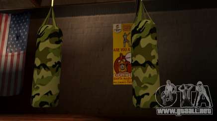 Militar nueva bolsa de boxeo para GTA San Andreas
