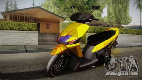 Honda Vario Yellow Shines para GTA San Andreas