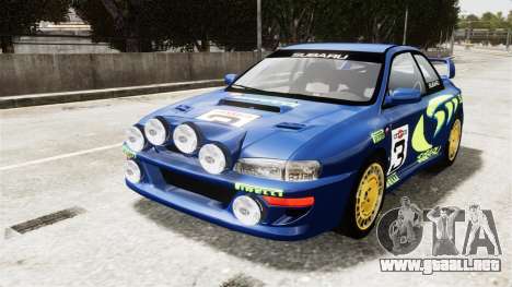 Subaru Rally WRC Impreza 98 v8 para GTA 4