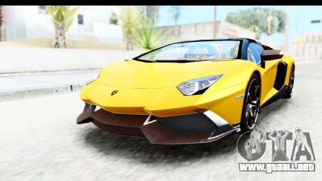 Lamborghini Aventador LP720-4 Roadster 2013 para GTA San Andreas