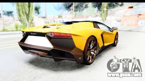 Lamborghini Aventador LP720-4 Roadster 2013 para GTA San Andreas