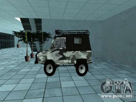 LUAZ 969М Invierno camo para GTA San Andreas