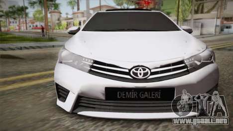 Toyota Corolla 2015 para GTA San Andreas