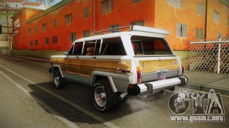 Jeep Grand Wagoneer Limite 1986 para GTA San Andreas