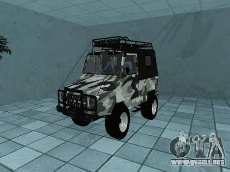 LUAZ 969М Invierno camo para GTA San Andreas