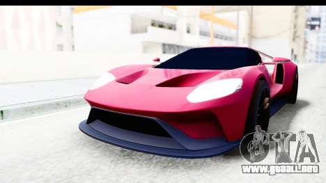 Ford GT 2016 para GTA San Andreas