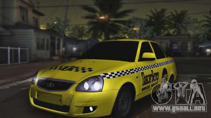 Lada Priora Taxi-El Viento para GTA San Andreas
