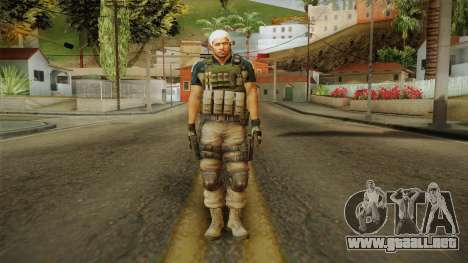 Resident Evil 6 - Chris Asia Bsaa para GTA San Andreas