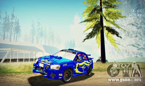 Subaru Impreza WRX STI WRC Rally 2005 para GTA San Andreas