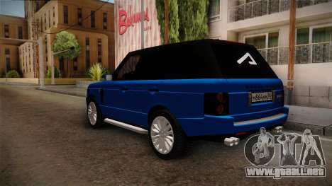 Range Rover 2008 para GTA San Andreas