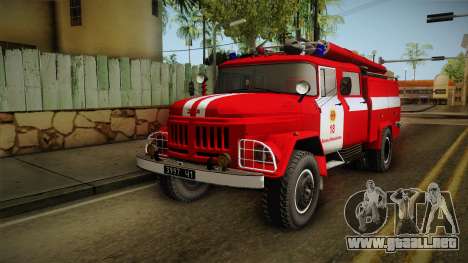 El Amur ZIL 131 Camión de Bomberos para GTA San Andreas