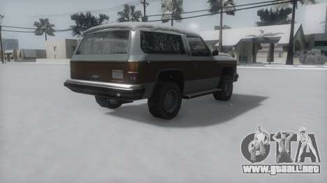 Rancher Winter IVF para GTA San Andreas