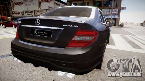 Mercedes-Benz C63 AMG para GTA 4