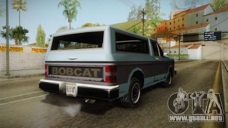 Bobcat XL para GTA San Andreas
