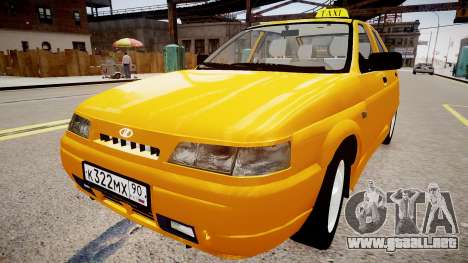 VAZ 2112 Taxi para GTA 4