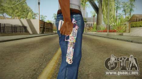 Colorful Desert Eagle para GTA San Andreas