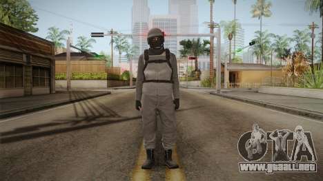 GTA Online Military Skin Grey-Gris para GTA San Andreas