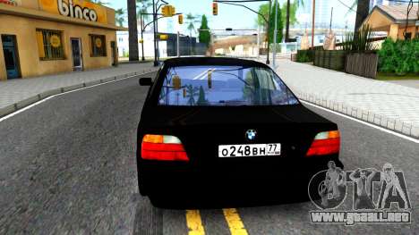 BMW 750i E38 From "Bumer" para GTA San Andreas