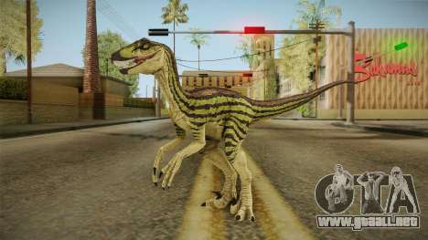 Primal Carnage Velociraptor Ivy Striped para GTA San Andreas