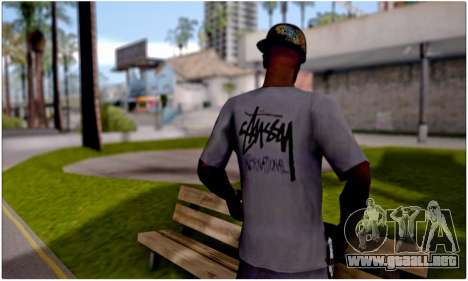 Camiseta De Stussy para GTA San Andreas